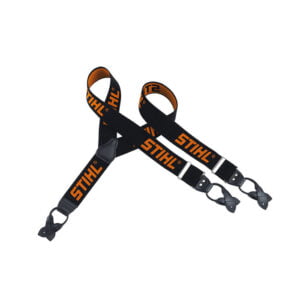 Stihl Hosenträger Schwarz zum Knöpfen – Bild 1
