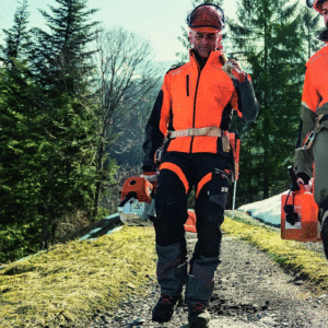 Stihl Jacke Herren Advance X-Shell Orange/Schwarz – Bild 4