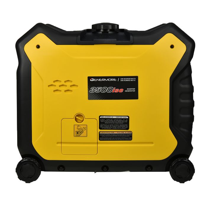 Genermore Generator 3.5kVA Inverter Aggregat auf Benzin – LC3500ise – 1x230V – Side (2)