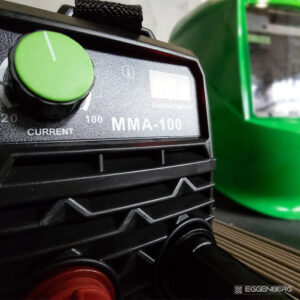 Eggenberg MMA100 Mini Wechselrichter + Eggenberg Schweißhelm + Elektroden