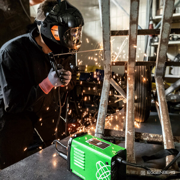 Eggenberg MMA100 Mini Wechselrichter + Climax Schweißhelm