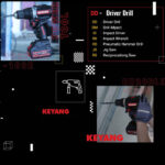 Keyang DM20BLH100E Akku-Schlagbohrschrauber – 18V 5.0Ah