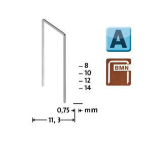 D'Orly RH-Serie 53 Profi-Flachdrahtklammer 5.000 Stück