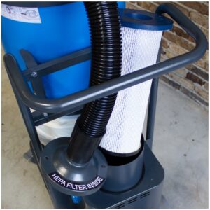 Zyklon-Staubsauger BYCON IVC-1000 Industrie-1200W 230V – HEPA13-Filter – 3-Stufen-Filtersystem – Trockener Betonstaub – Bild 19