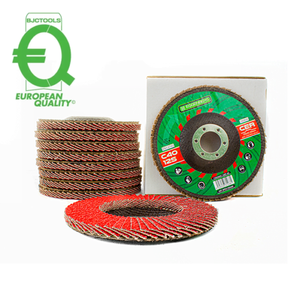 Eggenberg CER Fächerscheibe Kegel Keramik 125mm INOX/Alu Eggenberg CER Fächerscheibe Kegel Keramik 125mm INOX/Alu