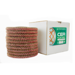 Eggenberg CER Fächerscheibe flach Keramik 125mm INOX/Alu – K40/60/80