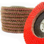 Eggenberg CER Fächerscheibe flach Keramik 125mm INOX/Alu – K40/60/80