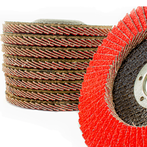 Eggenberg CER Fächerscheibe flach Keramik 125mm INOX/Alu – K40/60/80