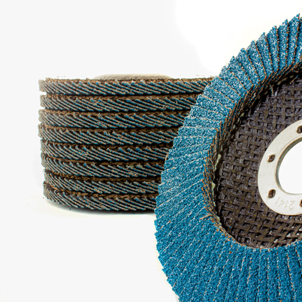 Eggenberg ECO Fächerscheibe konisch Zirkonium 125mm INOX/Stahl – K40/60/80