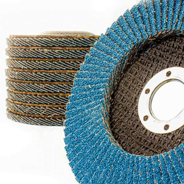 Eggenberg ECO Fächerscheibe flach Zirkonium 125mm INOX/Stahl