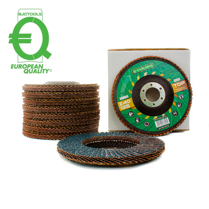 Eggenberg TOP Fächerscheibe flach Zirkonium 125mm INOX/Stahl