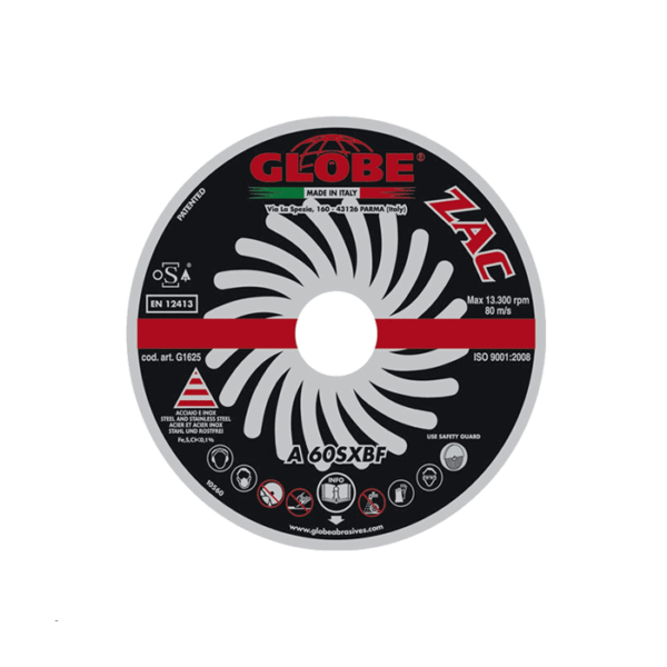 Globe G1624 Trennscheibe flach 115x1x22,2mm 25 Stück Globe G1624 Trennscheibe flach 115x1x22,2mm 25 Stück