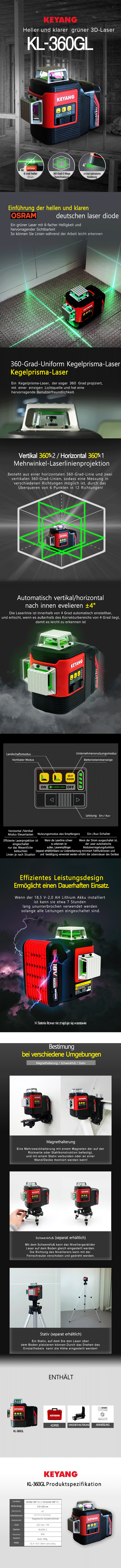 Kl-360GL Keyang Laser