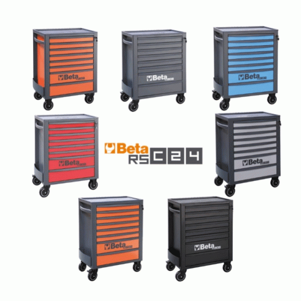 Beta RSC24/8 Werkzeugwagen mit 8 Schubladen - Verschiedene Farben