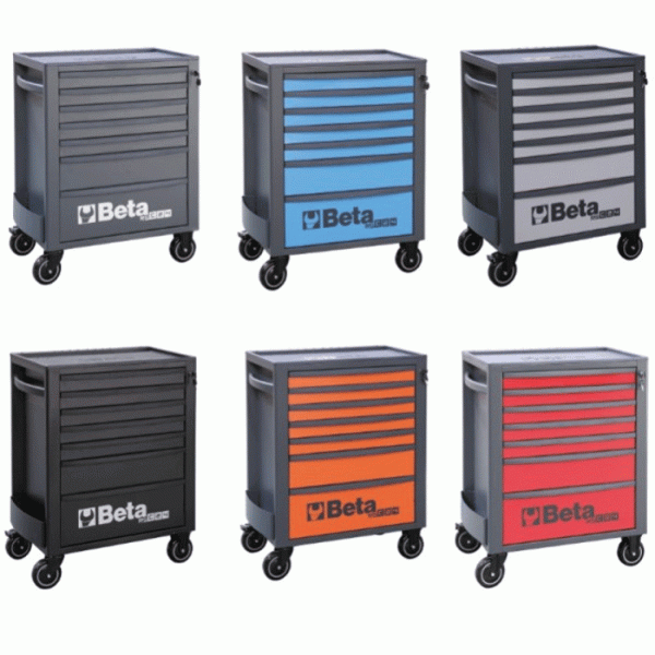 Beta RSC24/7 Werkzeugwagen mit 7 Schubladen Verschiedene Farben