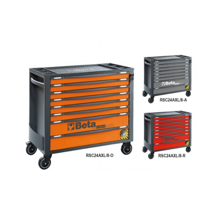 Beta RSC24AXL/8 Werkzeugwagen mit 8 Schubladen – Verschiedene Farben