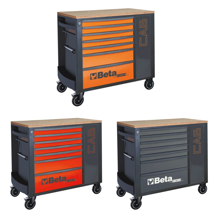 Beta RSC24L-CAB Werkzeugwagen mit 7 Schubladen