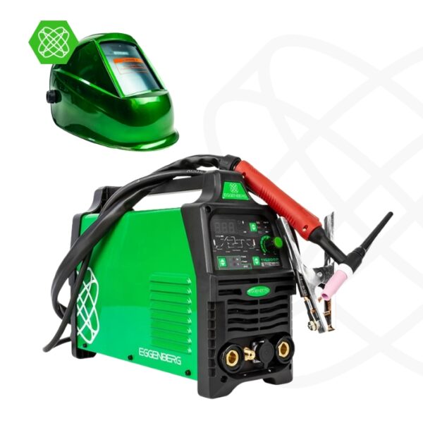 Eggenberg WIG200P WIG Schweißgerät 10-200A DC/HF PULSE + Automatischer Schweißhelm Eggenberg WIG200P WIG Schweißgerät 10-200A DC/HF PULSE + Automatischer Schweißhelm