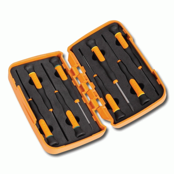 Beta 1257LPH/S8 Mikro-Schraubendrehersatz Schlitz/Kreuzschlitz 8-tlg