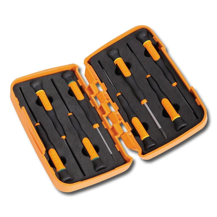 Beta 1257LPH/S8 Mikro-Schraubendrehersatz Schlitz/Kreuzschlitz 8-tlg