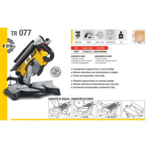 Femi Jobline TR077 Gehrungssäge mit Aufsatztisch - 1200W - 230V – Bild 9