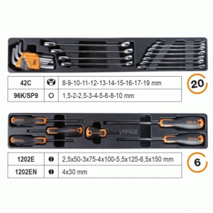 Beta Easy 2120L-E/T91 Werkzeugkasten 91 tlg – Bild 4