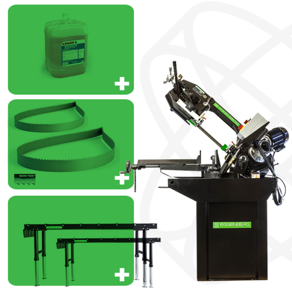 Limitierte Sonderedition in Schwarz Eggenberg Metallbandsäge bundel 1