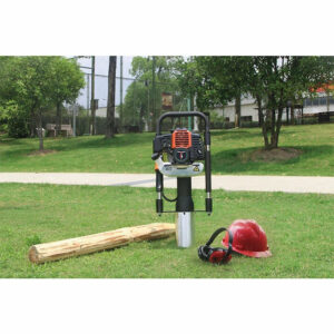 BYCON DPD-120 Professioneller Benzinstampfer 45–120 mm Set mit 5 Adaptern