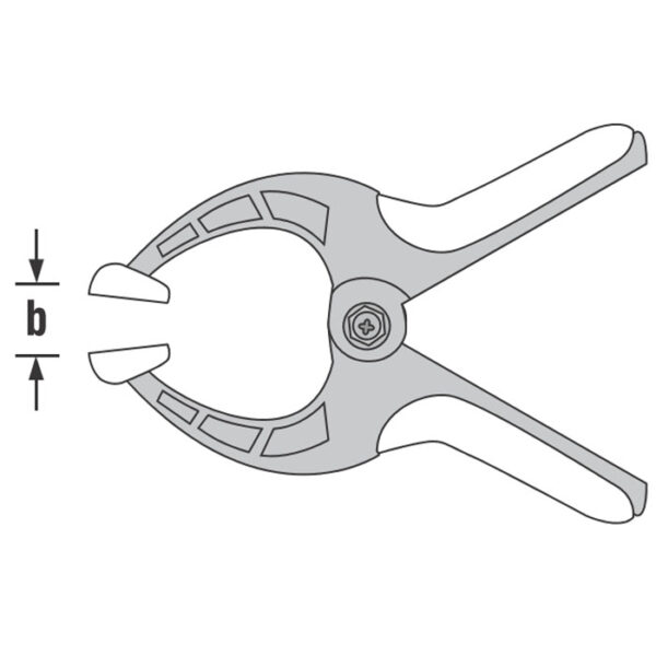 Urko 22-P Manuelle Federklemme