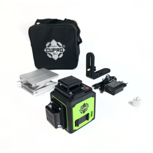 D'Orly CUPRO Kreuzlinienlaser 3D 360G Grün mit Neigungsfunktion - 360° – Bild 11