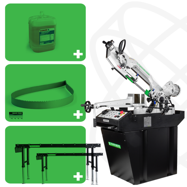 Duits EBS2480FP 2x Eggenberg EBS2480FP Metallbandsäge Bundel 1