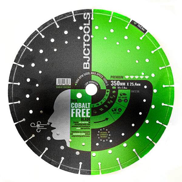 BJC Kobaltfrei Konstruktion Diamanttrennscheibe - 350 mm - 20/25,4 mm BJC Kobaltfrei Konstruktion Diamanttrennscheibe - 350 mm - 20/25,4 mm