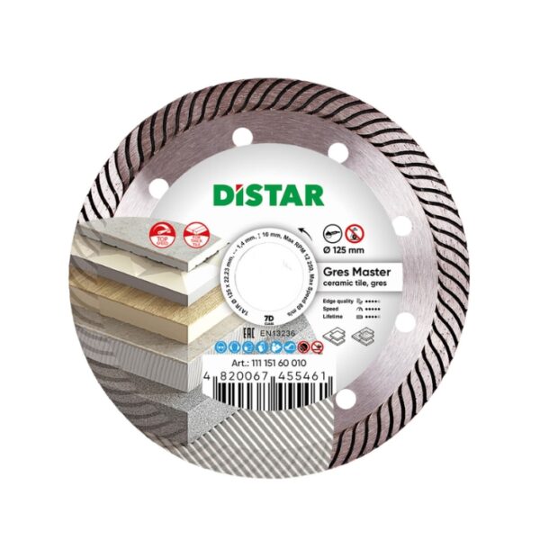 DiStar Diamantscheibe Gres Master – 125/230×22,23 mm DiStar Diamantscheibe Gres Master – 125/230×22,23 mm