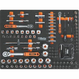 Beta Werkzeugwagen C04BOX 6 Schubladen + 268-teiligem Werkzeugsatz – Bild 6