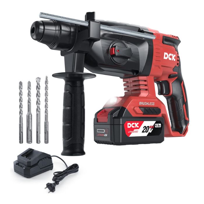 DCK Tools KDZC04-24 Akku-Bohrhammer SDS-Plus 20V 24mm 2.7J – 1×4.0Ah