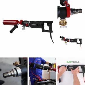 BYCON DB-162 Trockenbohrmaschine 2200W mit Bau-Staubsauger AVC38-HEPA + 4x Trockenbohrkrone Ø82 mm – Bild 3