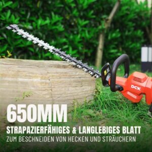 DCK Tools 58V Rasen & Hecke Kombi – Akku-Rasenmäher + Heckenschere mit zusätzlichem 5.0Ah Akku – Bild 12