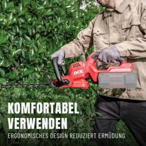 DCK Tools 58V Rasen & Hecke Kombi – Akku-Rasenmäher + Heckenschere mit zusätzlichem 5.0Ah Akku – Bild 13