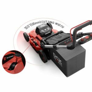 DCK Tools 58V Rasen & Hecke Kombi – Akku-Rasenmäher + Heckenschere mit zusätzlichem 5.0Ah Akku – Bild 7