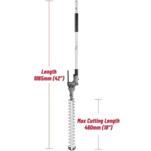 DCK 58V Akku Kombimotor Set - Hochentaster & Teleskop-Heckenschere mit 1x5.0Ah Akku | KDPH581+KDST211+KDCS101 – Bild 5