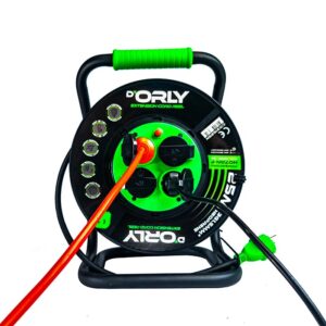 D'Orly 3×1.5mm² Neopren Kabeltrommel 230V IP44 - 25M/40M - H07RN-F – Bild 3