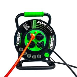 D'Orly 3×1.5mm² Neopren Kabeltrommel 230V IP44 - 25M/40M - H07RN-F – Bild 5