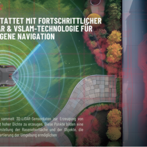 DCK TERRAINA S KI-Mähroboter – 2000 m² – 3D LiDAR SLAM – Kabellose Begrenzung – Bild 28