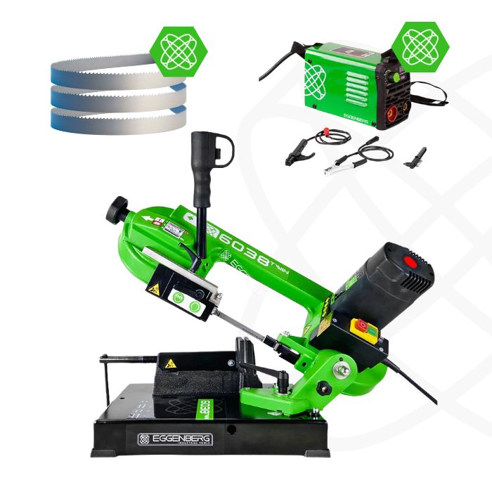 Eggenberg 6038TWIN + Eggenberg Bandsägeblätter