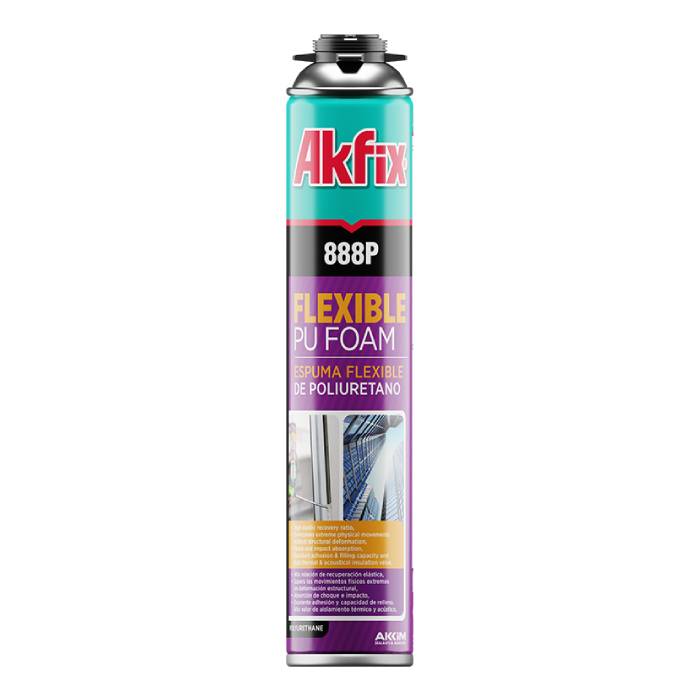 AKFIX 888P PUR-Schaum FLEXFOAM GUN Weiß – 750ML