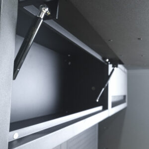 Pillar Werkstatteinrichtung Modular – Edelstahl-Arbeitsplatte – Tiefe 61,5 cm – Midnight Black Design – Bild 8