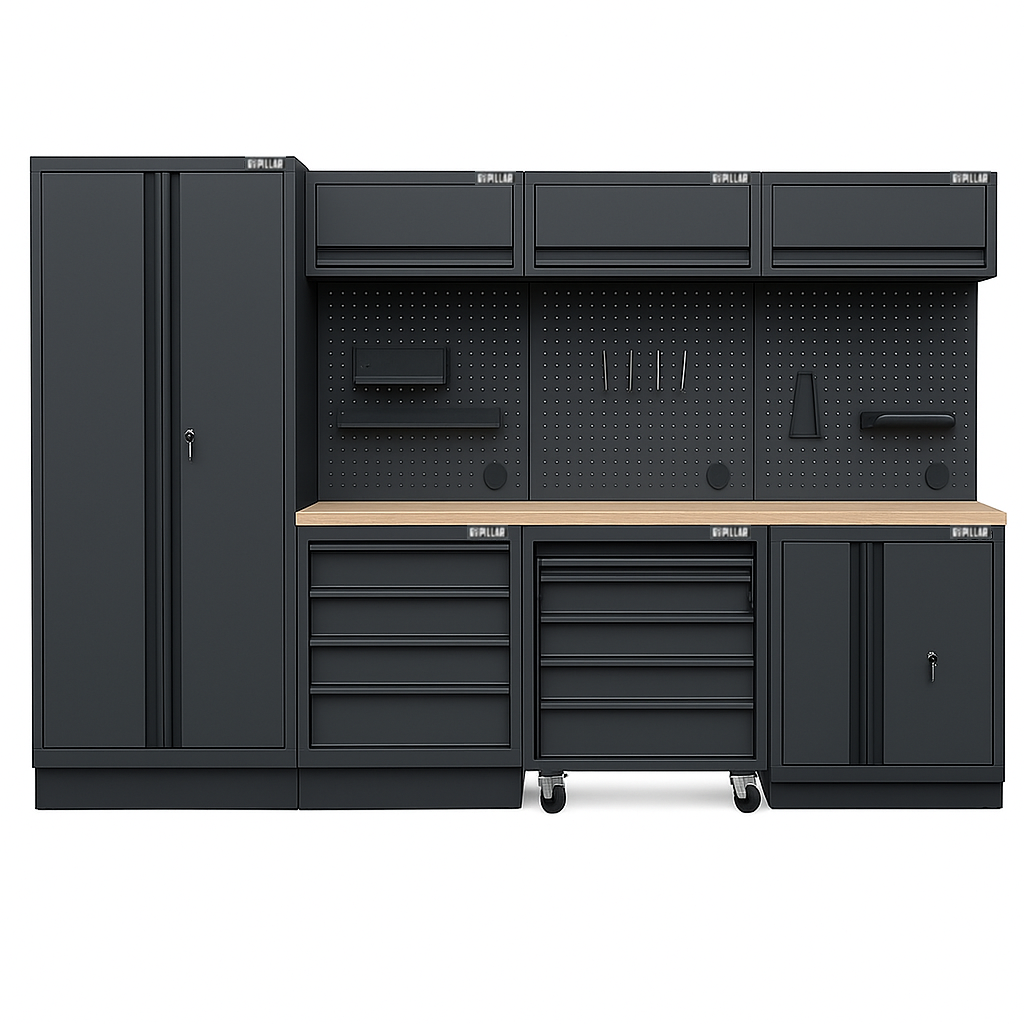 Pillar Werkstatteinrichtung Modular Hartholz-Arbeitsplatte