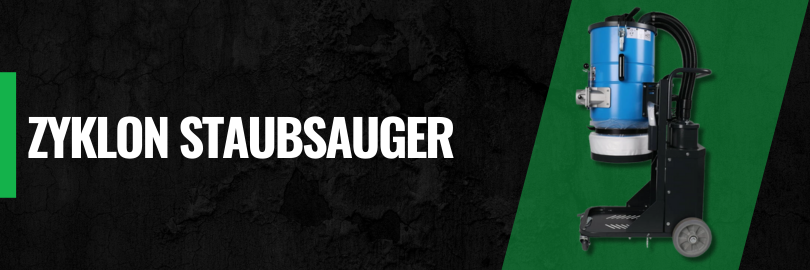 Leistungsstarker Zyklon-Staubsauger von BJC Tools für Baustellen und Werkstätten mit hoher Saugkraft.